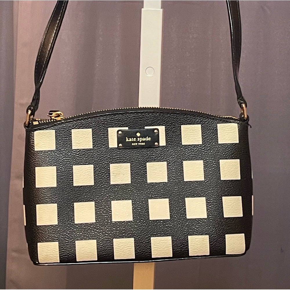Black and white Kate Spade bag w/ box